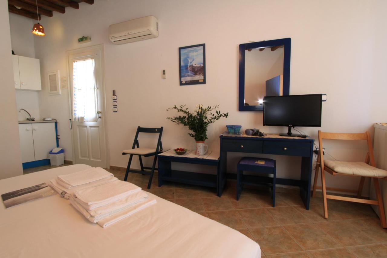 Smaragda Rooms & Studios Platis Gialos  ภายนอก รูปภาพ